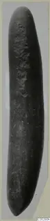 Long slender stone object, tapering at both ends, from Petra tou Limniti