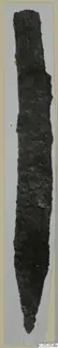 Corroded iron knife from Marion, Tomb 39.