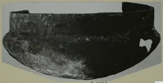 Bowl from Amathus with a thick upright rim and a rounded body