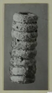 Segmented cylindrical object from Amathus, with a round hole at one end