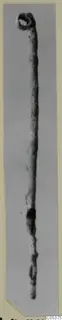 Long bronze object with a loop at its upper end, from Amathus