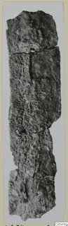 Long, heavily corroded iron fragment from Amathus, recorded as an iron weapon