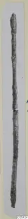 Bronze pin from Marion, long and thin with a ring-like swelling near the middle.