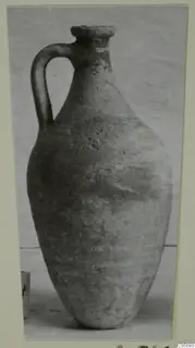 Single-handled jug, a find from Marion, shown in a photograph