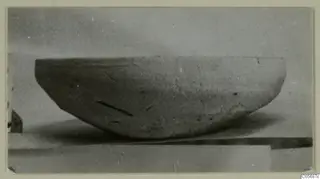 Pottery Plain White VI bowl, side view