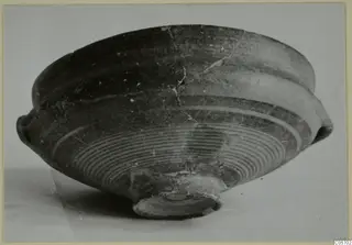 Bowl of Black-on-Red II-IV ware with concentric pale bands, from Amathus