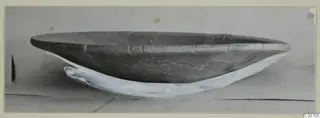 Pottery Red Slip I_III - V_VII, plate from Amathus, shown in side view