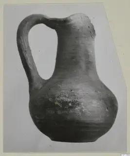Pottery juglet with a single strap handle, from Marion