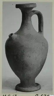 Cypro-Hell.I pottery jug with a single handle and a small spout on the shoulder