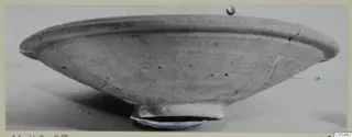 Pottery Plain White VII bowl from Marion, shown from the side
