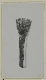Bronze spatula-type toilet implement with a flared, notched end, from Idalion