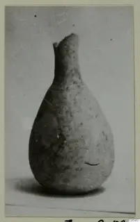 Pear-shaped vessel with a broken neck, from Idalion