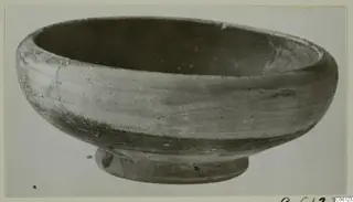 Cypro-Hell. I bowl: a shallow bowl with a flaring rim and a short ring foot, seen against a pale background