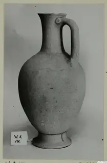 Pottery Plain White VII jug from Vouni, Korakas tombs