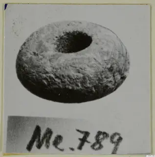 Bone ring-shaped object with a large central hole, from Mersinaki