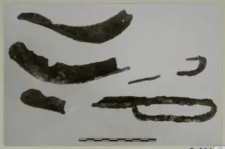 Corroded metal tools and fragments from Ajii Omologitades, Politiko T1914 and Limassol Oasis T1