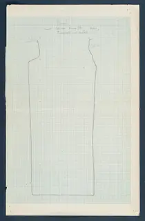 Field section drawing of a cistern or well at Vouni, pencilled on squared graph paper