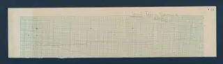 Field drawing of longitudinal profile 2 at Vouni, top, drawn on squared graph paper