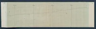 Field drawing of the great section at Vouni, a profile line drawn on graph paper, parts 4-5 of section III