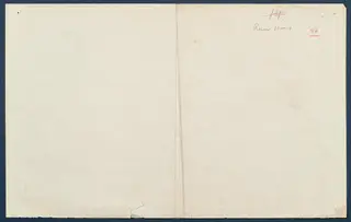 Reverse side of the Vouni field drawing sheet for Room 47, with handwritten room numbers in the top right corner.