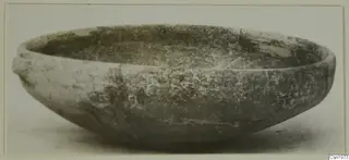 Shallow bowl with a small handle, Pottery Black Slip I-VI from Idalion