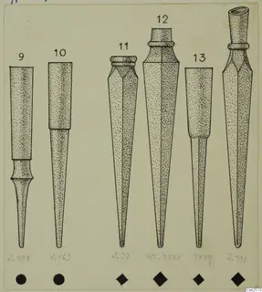 Bronze Weapons (J. 407 V.163 J.37 HCC. 4888 HCC.4889 J. 401)