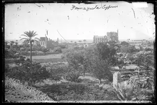 Famagusta: orchards and ruined churches towards the sea