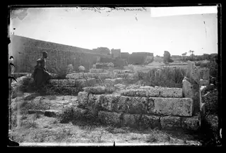 Famagusta: ruins and the town wall