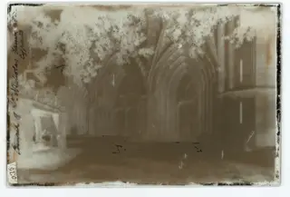 Famagusta: the west doors of St Nicholas, The glass negative