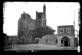 Famagusta: the west front of St Nicholas