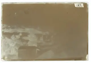 Limassol: roofs of the town and ships off the shore, The glass negative