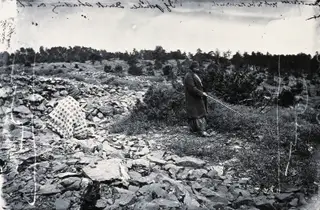 On Mount Troodos, 1981 contact print