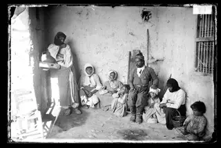 Lefka: a family in their house