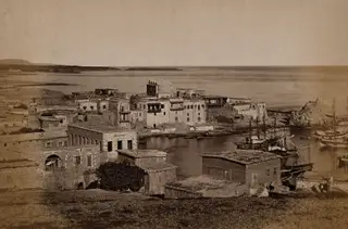 Kyrenia: houses on the harbour