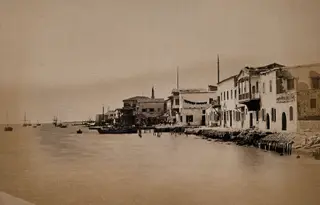 Scala, near Larnaca: houses on the shore