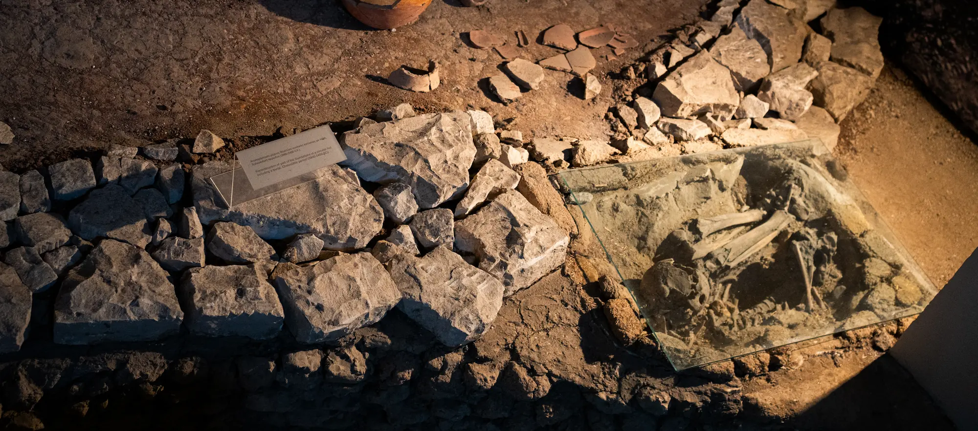 Figure 3: Chalcolithic Tomb Recreation at the Cyprus Museum, Nicosia