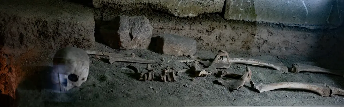 Figure 7: Entryway level to Cypro-Geometric tomb holding the remains of an attendant.