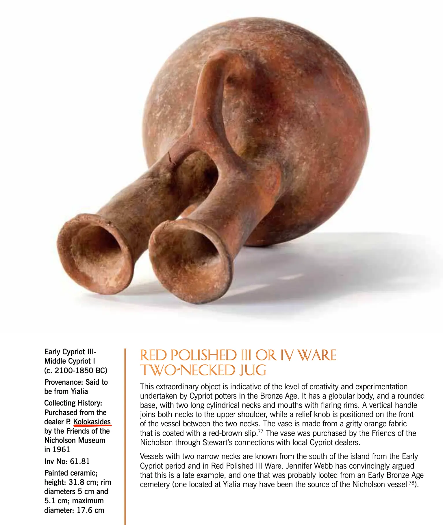 Kolokasides Dealer Antiquities Cyprus Header