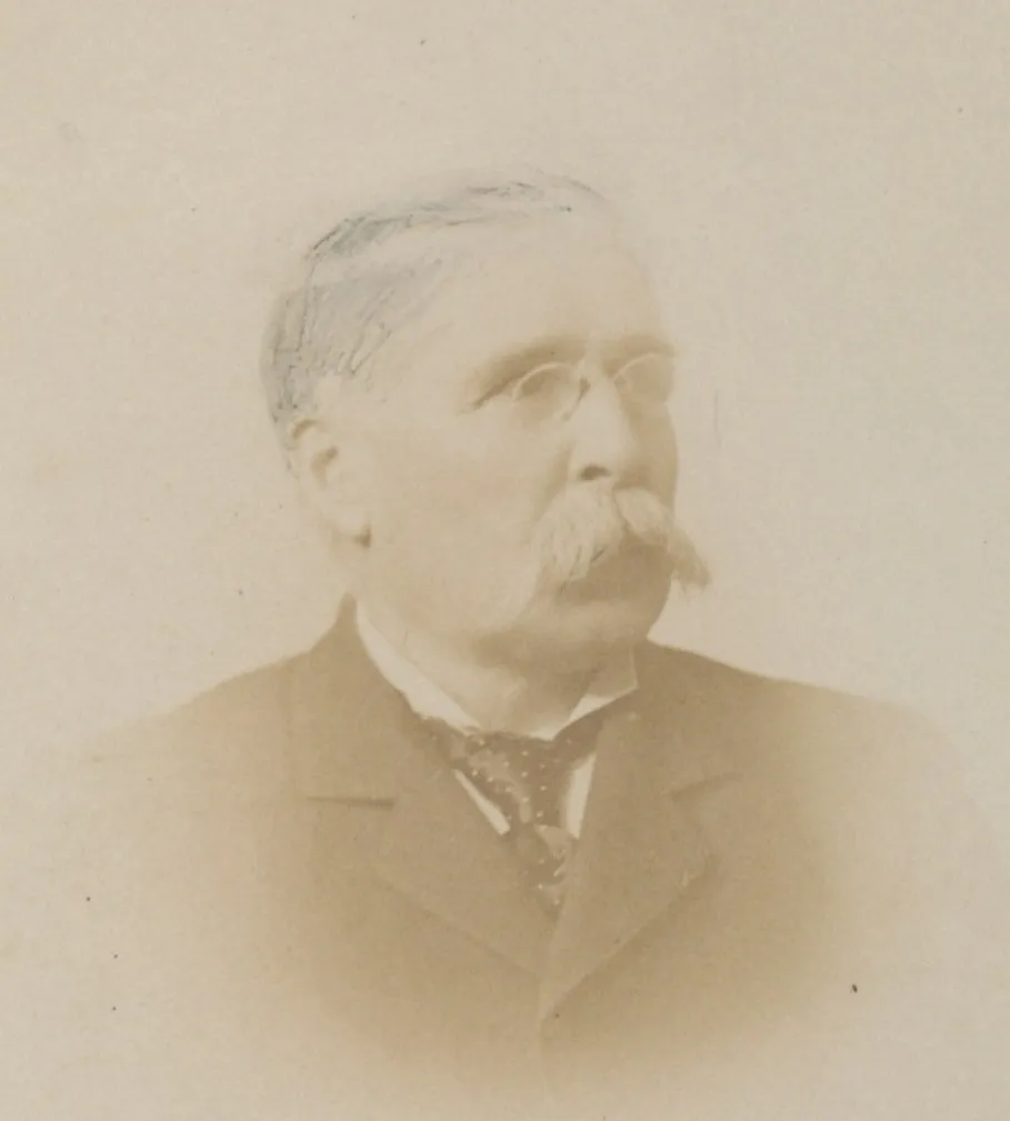Luigi Palma di Cesnola, the American consul whose decade of digging took some ten thousand objects out of Cyprus, and who leaned on Pierides to read his inscriptions.