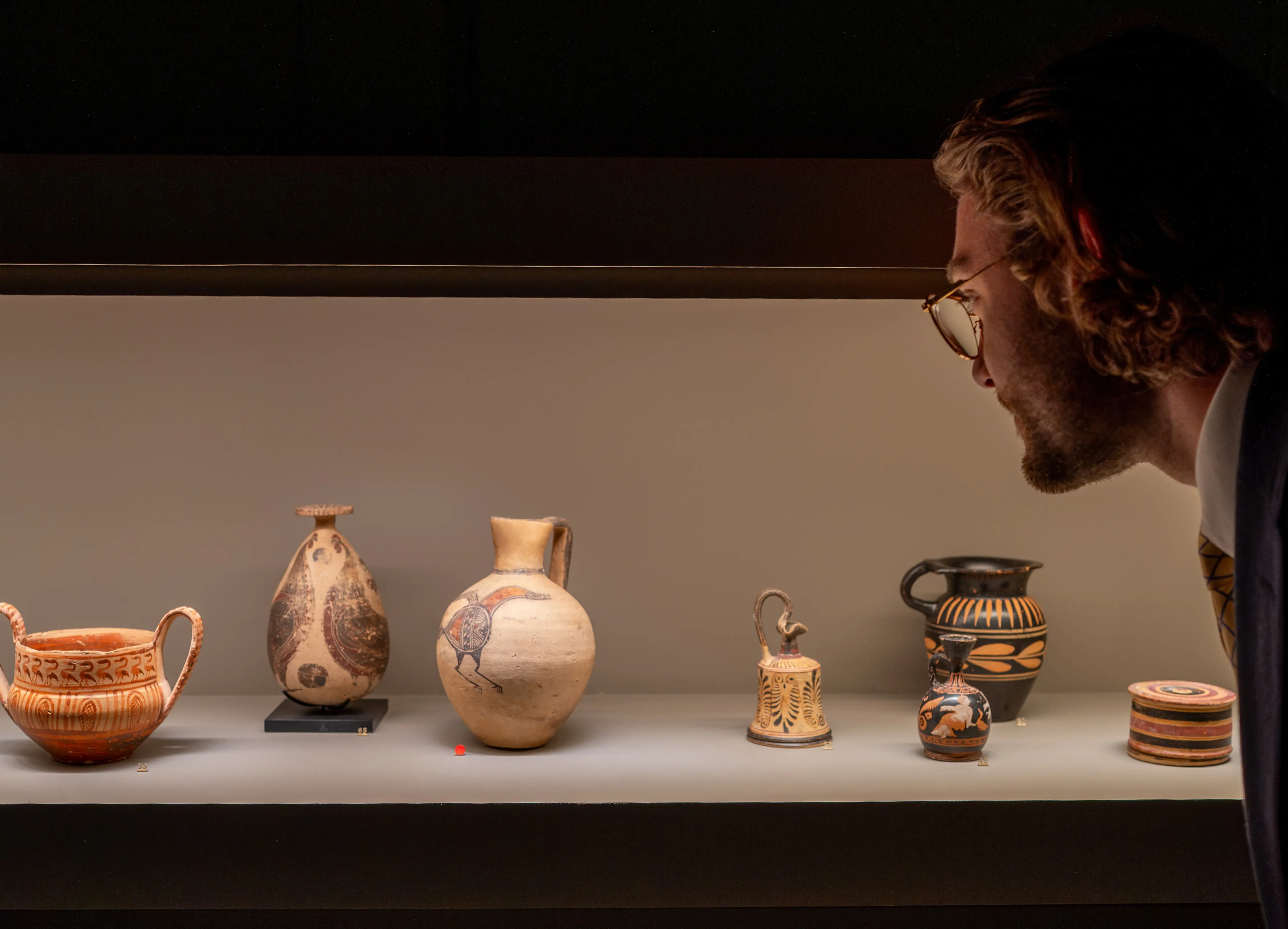 Free Field Cypriot Bird Oinochoe in the Charles Ede Booth at TEFAF Maastricht 2025