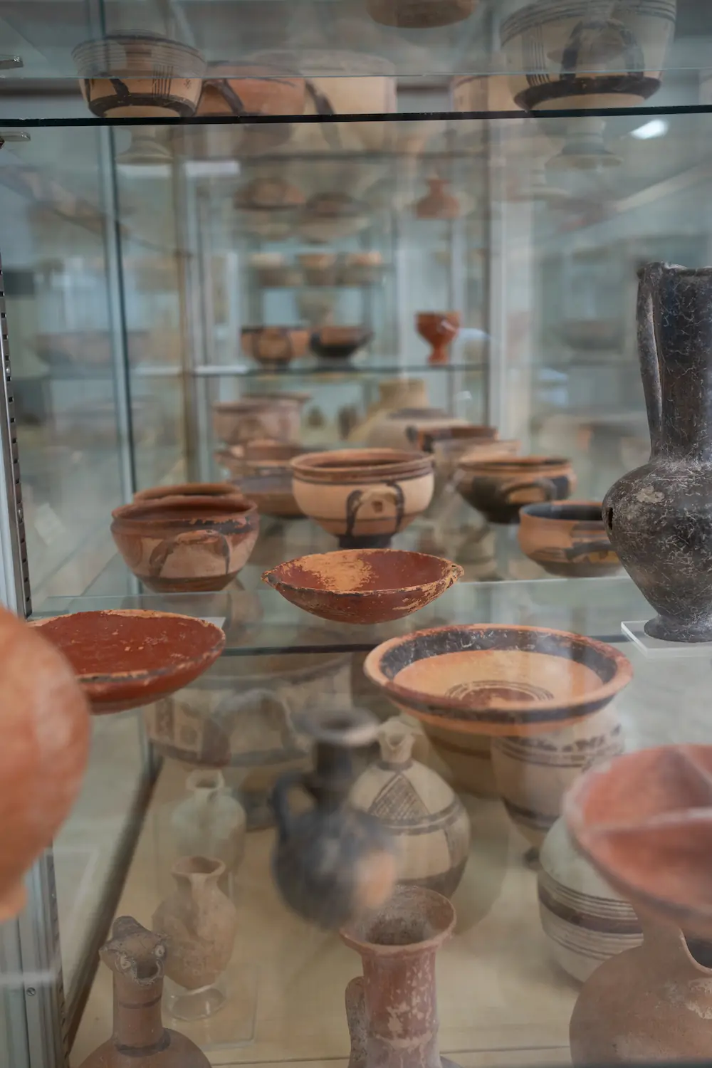 Figure 19. Cypro-Geometric Display Case containing various Iron Age artefacts