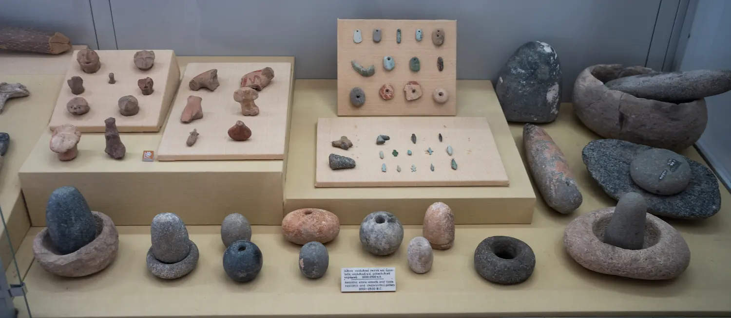 Figure 6. Set of Neolithic & Chalcolithic Artefacts
