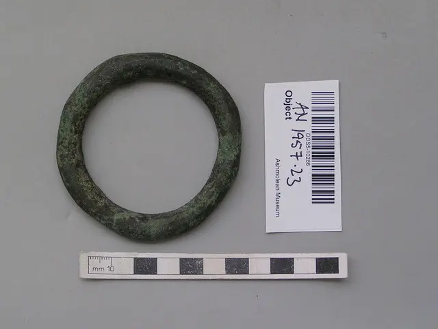 Solid copper ring ingot, Early Bronze Age II Cypriot jewelry