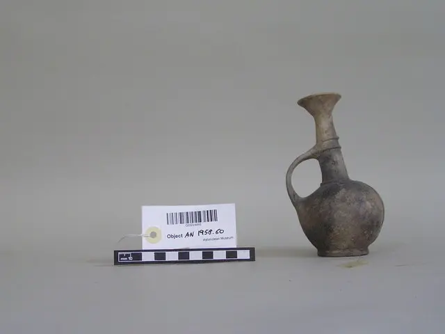 Base Ring poppy-juglet with trumpet-mouth, Late Bronze Age I Cypriot