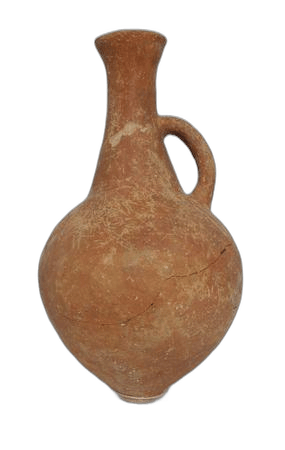 Red Polished Piriform Jug, Early Bronze Age II Cypriot