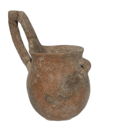 Red Polished Mottled Dipping Jug, Early Bronze Age II Cypriot