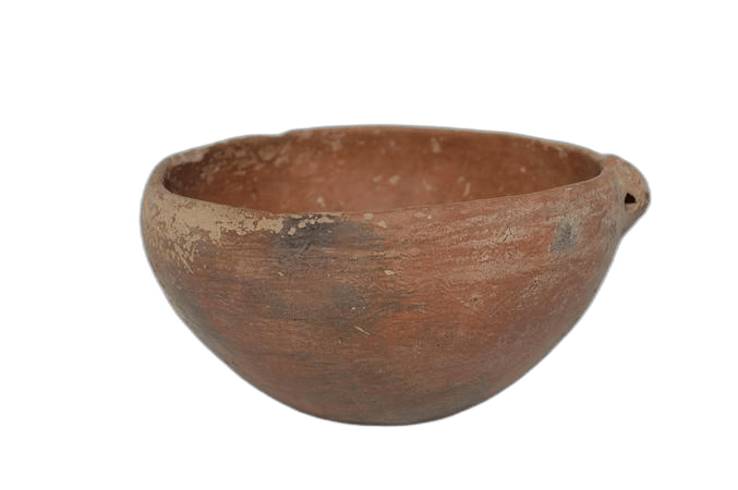 Red Polished Mottled Bowl, Early Bronze Age II Cypriot