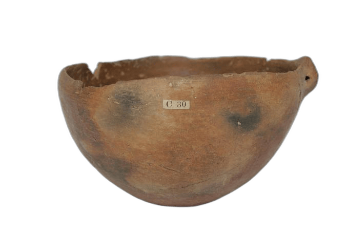Mottled Red Polished Bowl, Early Bronze Age II Cypriot