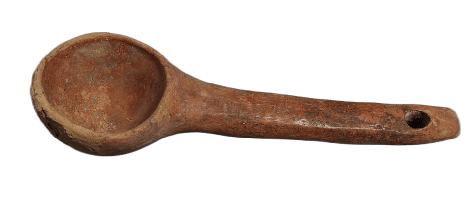 Red Polished Ladle, Early Bronze Age III Cypriot dipper