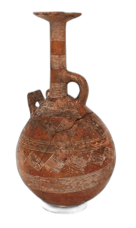 Red Polished Gourd Jug